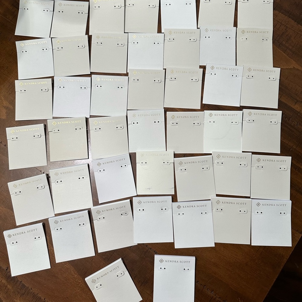 38 Kendra Scott Earrings or Necklace holders in gently used condition